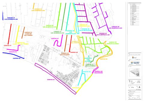 Plano General de Vías Rústicas 8